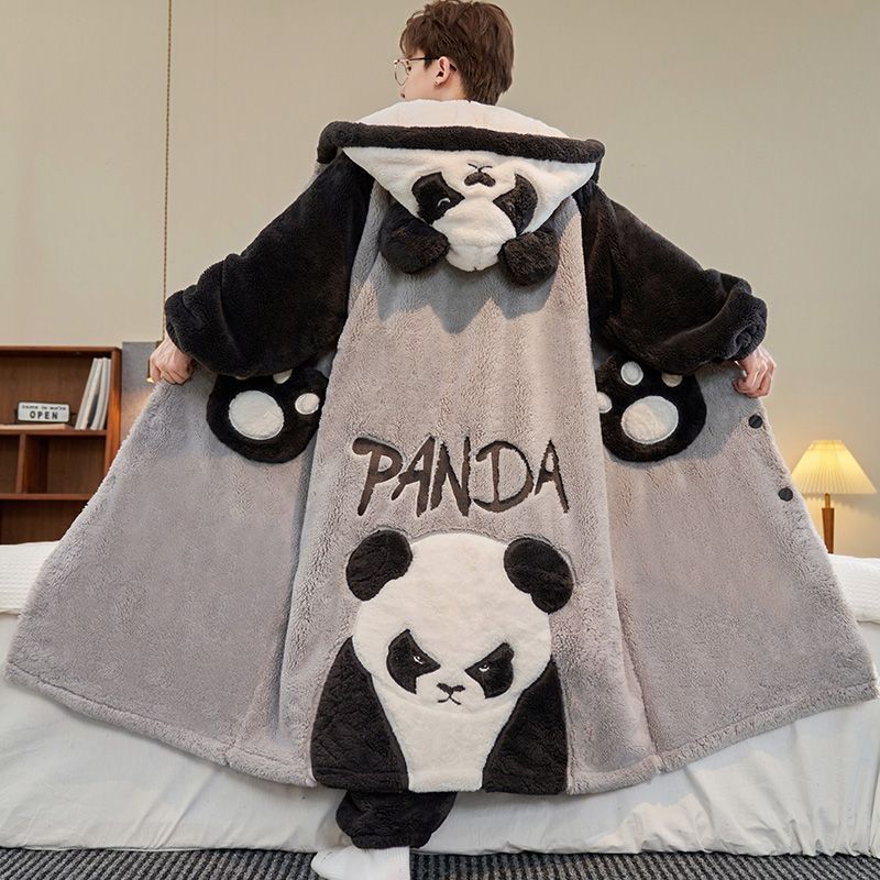 Winter Clothing Pk - Setelan Piyama Pria Motif Panda Ukuran