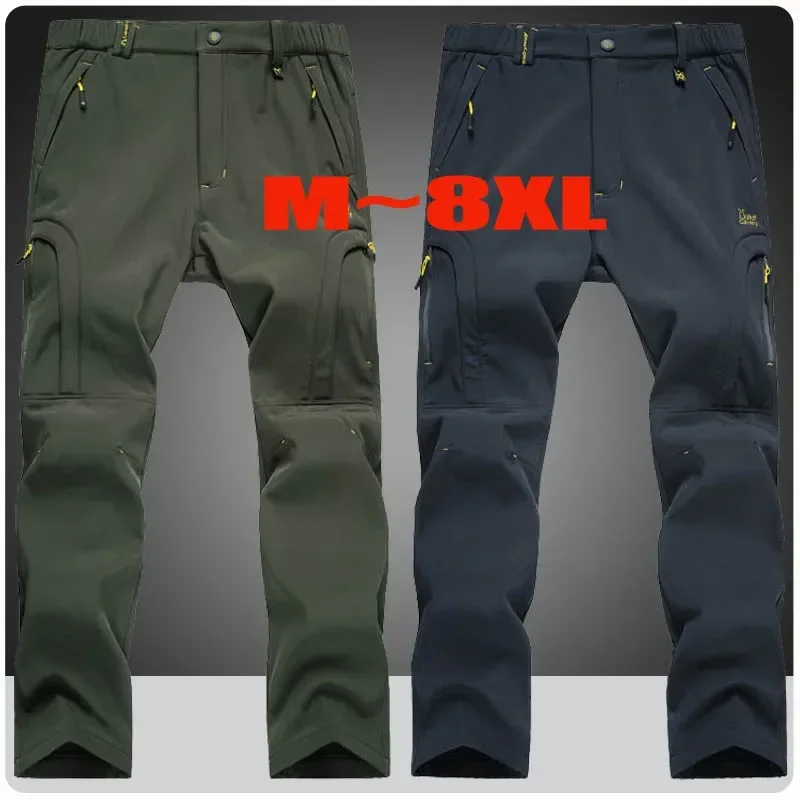 Winter Clothing Hiking - Celana panjang pria, ukuran besar 6XL