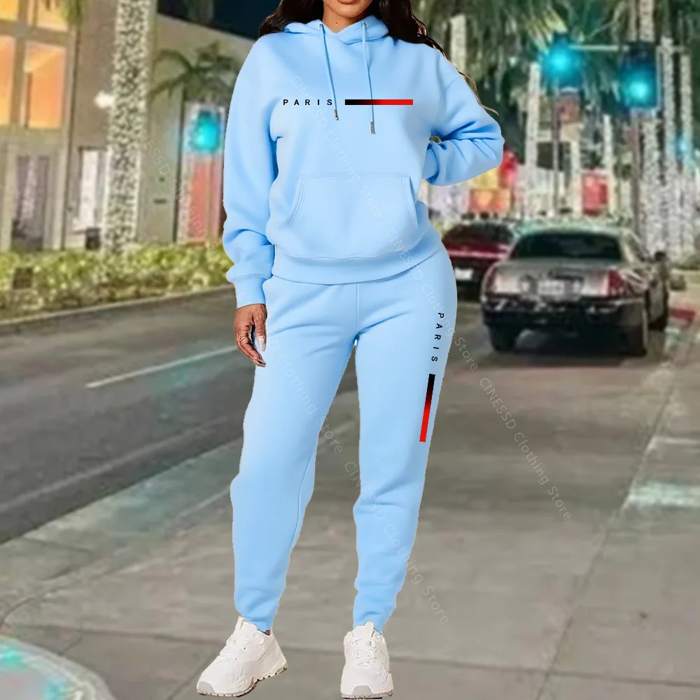 Setelan Hoodie dan Celana Baru - Winter Clothing For Women ulasan dan harga