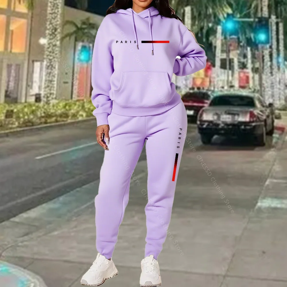 Setelan Hoodie dan Celana Baru - Winter Clothing For Women ulasan dan harga