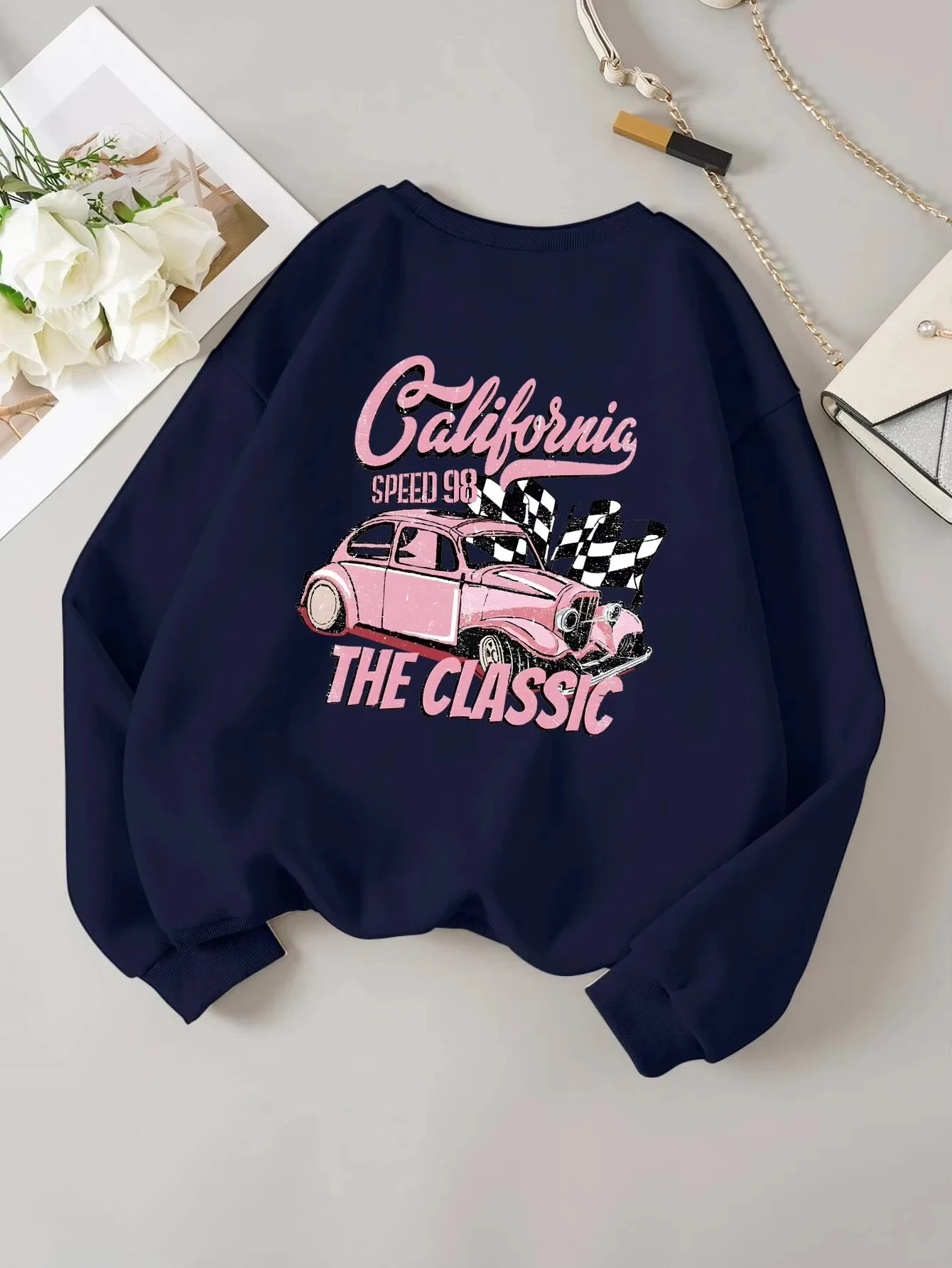 Hoodie Kasual Model Y2K untuk  - Winter Clothing Drawing ulasan dan harga