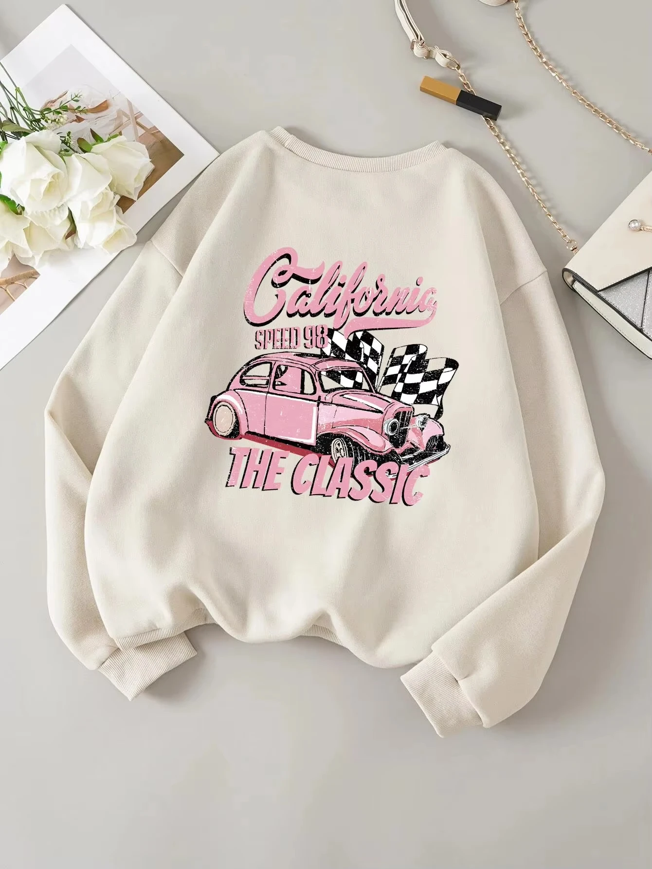 Hoodie Kasual Model Y2K untuk  - Winter Clothing Drawing ulasan dan harga